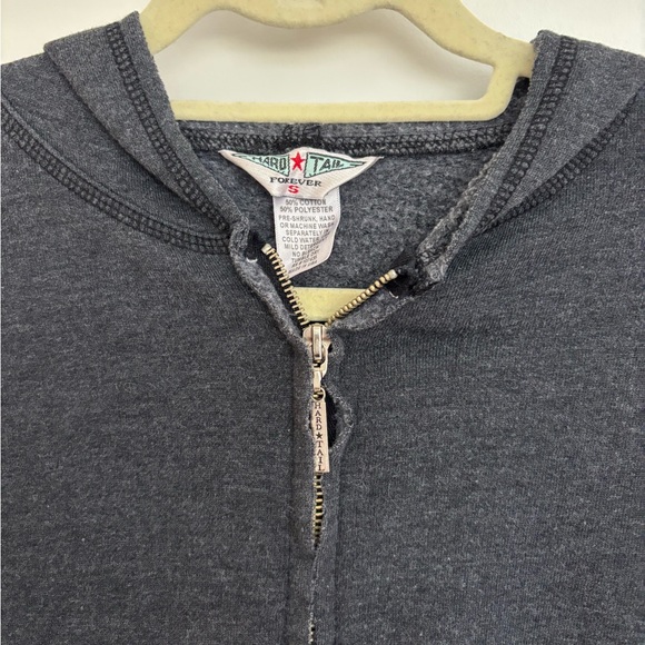 HARD TAIL Vintage Hoodie, Distressed Detailing, Size S, Excellent Condition - Picture 4 of 15